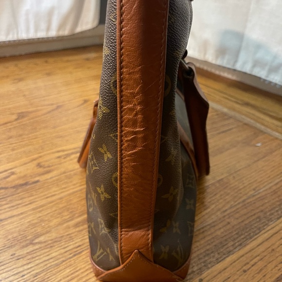 Vintage Authentic Louis Vuitton Sac Bag Large Monogram Weekend PM Tote - Rare - Picture 11 of 12